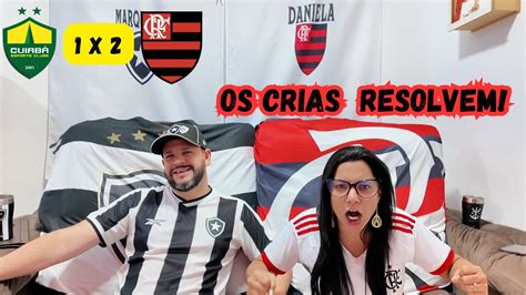 React de Cuiabá 1X2 Flamengo Os crias do Mengão resolvem e garantem a