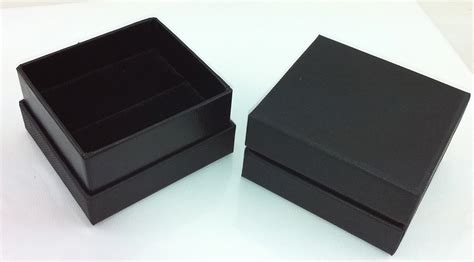 Little All Black Ring Box - Products - Platinum Packaging