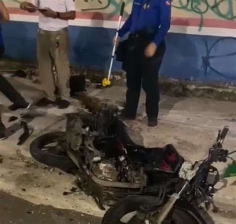 Mototaxista morre e passageira fica ferida após acidente em Belém