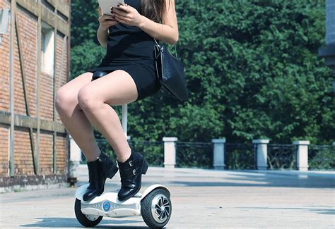 Self-Balancing Scooter with Seat @ Sharper Image