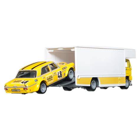 Hot Wheels Team Transport Mercedes Benz SEL és Fleet Flyer kisautó db os szett