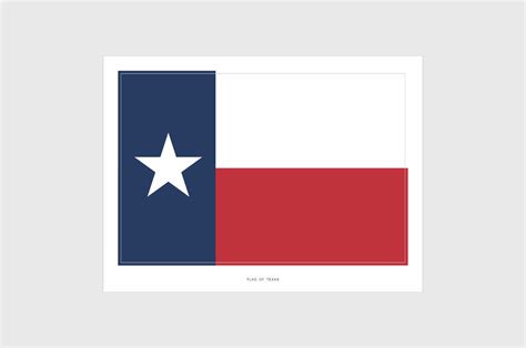 Texas Flag Sticker, Weatherproof Vinyl State Flag Stickers ...