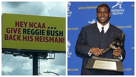 Los Angeles Billboards Implore Ncaa To Return Reggie Bushs Heisman Trophy But They Shouldnt