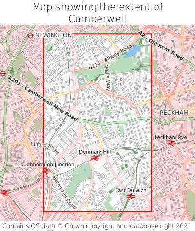 camberwell camberwell map