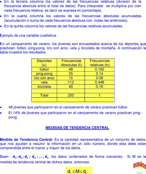 Medidas De Tendencia Central Y Dispersi N Ejercicios Resueltos De Media