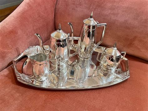 Jugendstil Art Deco Silver Tea And Coffee Set From Germany Coffee And