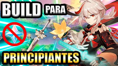 GUÍA F2P para KAZUHA PRINCIPIANTES Genshin impact Kazuha BUILD