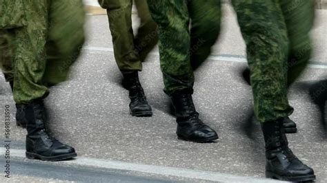 military cadets march Army Soldiers Marching on Military Parade forces ...