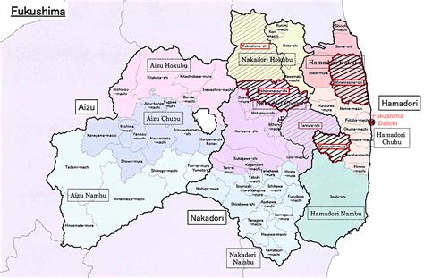 Fukushima Map / Fukushima Nuclear Plant Daiichi Nuclear Plant Map ...