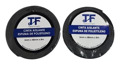 2 Piezas Cinta Aislante Armaflex 3mm X 48mm X 8m De Largo