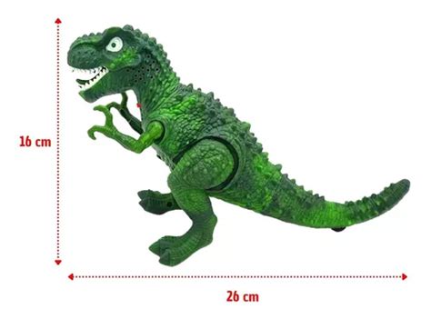 Dinosaurio Rex Tiranosaurio Robot Camina Luces Sonido Pila En Venta En