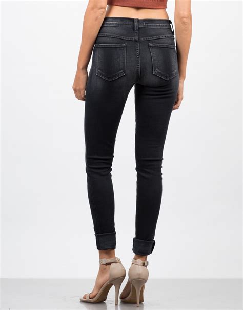 Faded High Waisted Jeans Black Jeans Fade Denim 2020ave