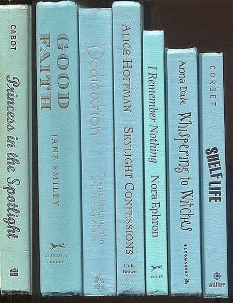 Sky Blue Books Set Of 7 Light Blue Decor Blue Books Blue Decor