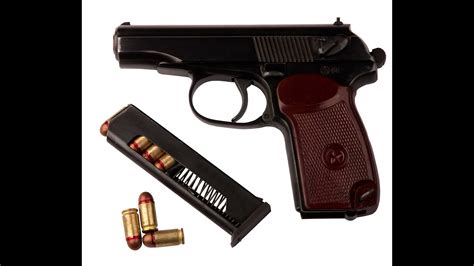 Звук выстрела пистолета Макарова. The sound of a Makarov pistol shot ...