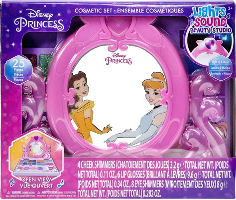 Disney Princess Townley Girl Cosmetic Vanity Compact Makeup Set With