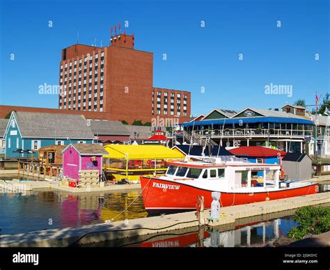 Peakes Quay Charlottetown Pei Stock Photo Alamy