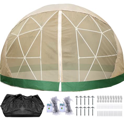 VEVOR Vevor Garden Igloo Bubble Tent 12ft Polyester Mesh Canopy Walk