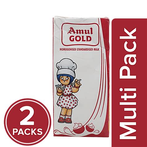 Buy Amul Gold Homogenised Standardised Milk Online At Best Price Of Rs