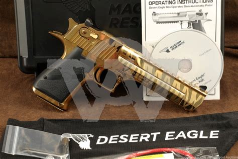 Magnum Research Desert Eagle DE .44 Mag MK XIX Titanium Gold Tiger Stripe - Wyoming Outpost Auctions