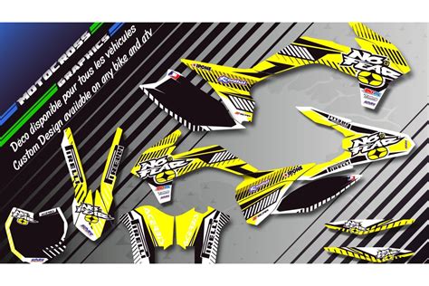 DRZ 400 Motocross Custom Graphics