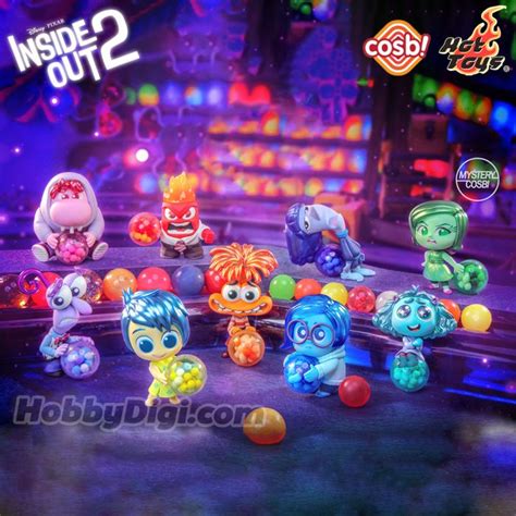 Hot Toys Cosbi Bobble Head Collection Cbx Disney Inside Out Series Original Box Of