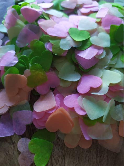 Confetti Confetti Biodégradable Mariage Mariage Bohème Etsy France