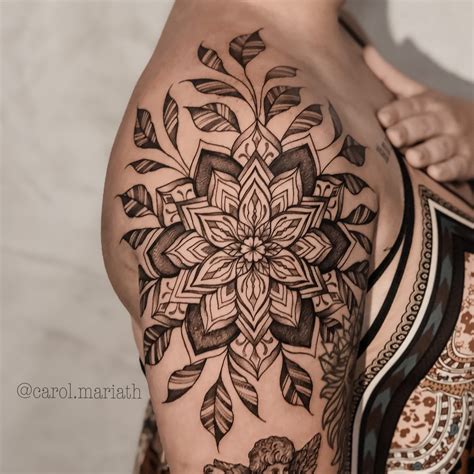 Mandala Preto E Branca Tattoo Tatuagens