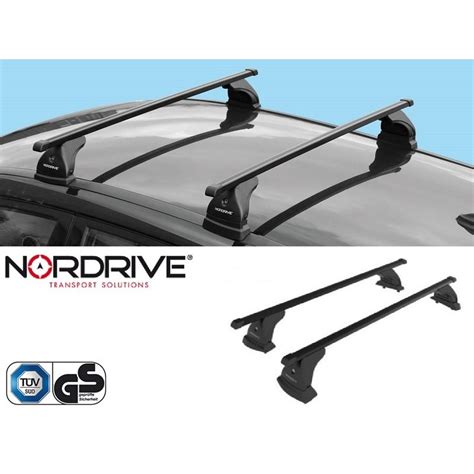 NORDRIVE EVOS QUADRA Barres De Toit Pour SKODA OCTAVIA 2 BERLINE