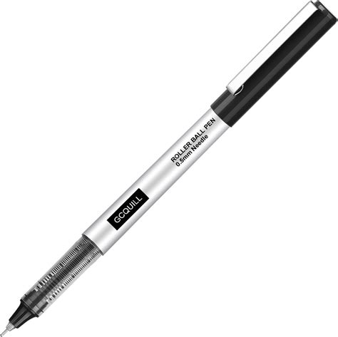 Rollerball Pens Pack Of 24 05mm Black Liquid Ink Pens For Bullet Jo