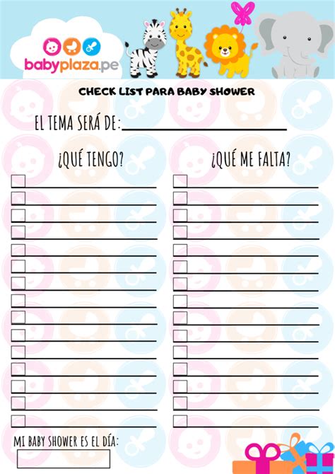 Cómo hacer una lista de regalos para baby shower Mega Baby