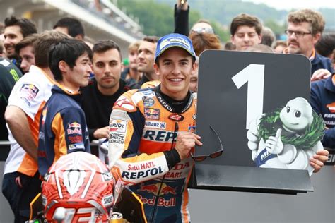 Motogp Sachsenring Duo Honda Marquez Dan Pedrosa Finish Pertama