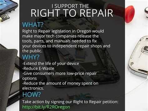 Right To Repair Legislation Repair Pdx