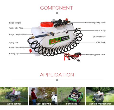 Seaflo Pump Atv Spot Sprayer 100l Capacity