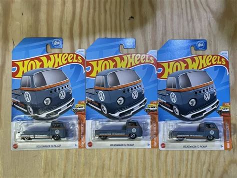HOT WHEELS HW HOT TRUCKS Volkswagen T Pickup Gris LOT DE EUR PicClick FR
