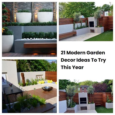 21 Modern Garden Decor Ideas To Try This Year | SharonSable