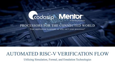 PDF AUTOMATED RISC V VERIFICATION FLOW FOR THE CONNECTED WORLD Your