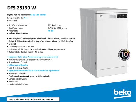 Beko DFS28130W User Manual