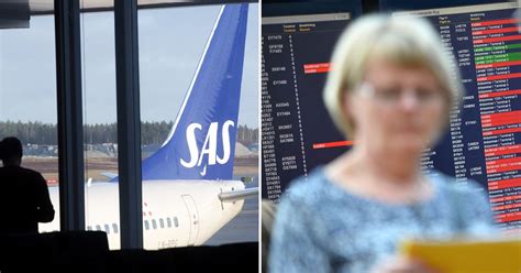 Alla Norska Sas Piloter Väntades Gå Ut I Strejk Nu är Strejken