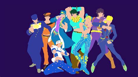 Jojos Bizarre Adventure All Characters Wallpapers Wallpaper Cave