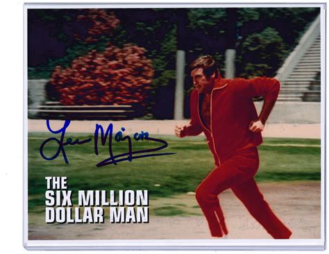 The Six Million Dollar Man Running-Picture: Signed/Autographed by Lee ...