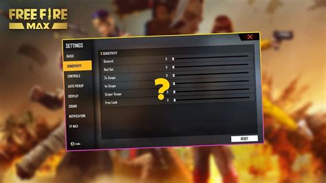 Best Free Fire MAX Sensitivity Settings To Land Headshots In Ranked