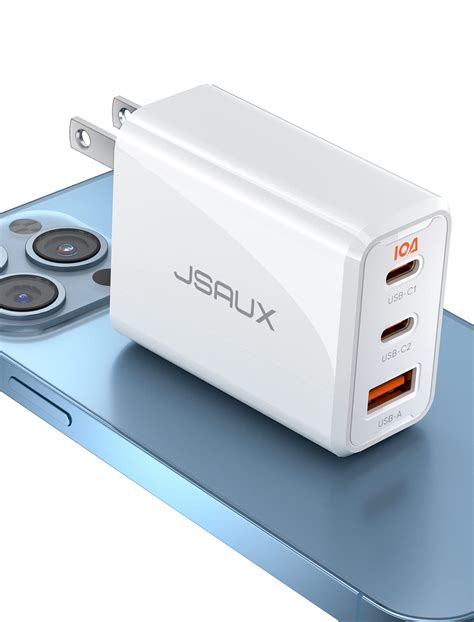 Snapklik JSAUX USB C Wall Charger 40W Fast Charging IPhone