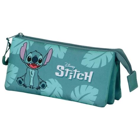 Trousse Triple Disney Lilo Et Stitch Sit Bleu Taille Unique Bleu