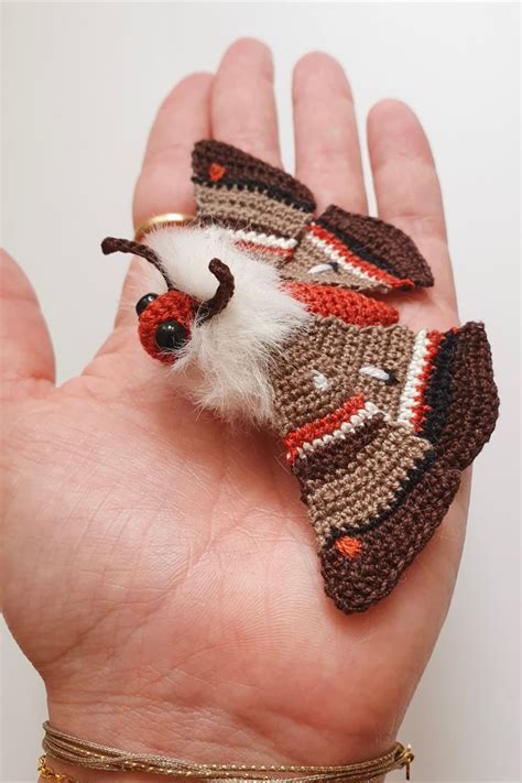 Craft Your Own Lifelike Moth Realistic Crochet Pattern Critter