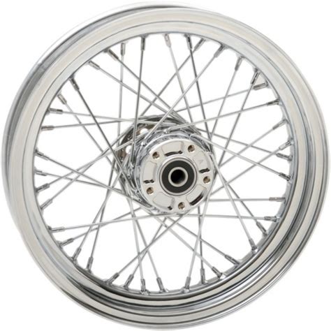 RUOTA CERCHIO ANTERIORE A 40 RAGGI 16 X 3 CROMATO PER HARLEY DAVIDSON