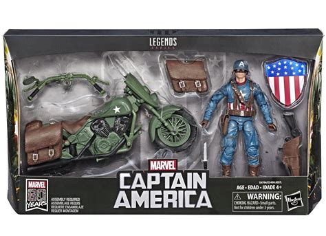 Marvel Legends Riders Captain America And Motorcycle Up For Po Marvel