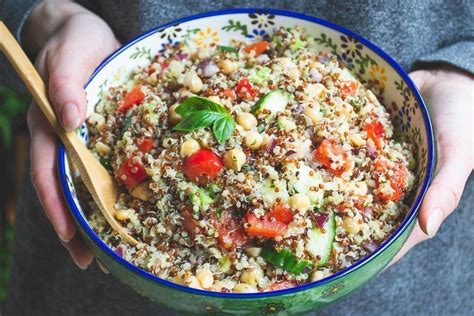 Sprouted Quinoa And Chickpea Salad Second Spring