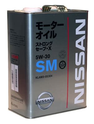 Моторные масла Nissan