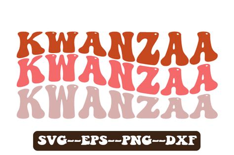 Kwanzaa Retro Wavy Svg Sublimation Graphic By Uniquesvgstore · Creative