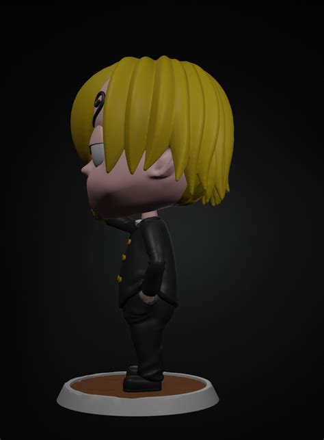 T L Charger Fichier Stl One Piece Sanji Chibi Mod Le Imprimer En